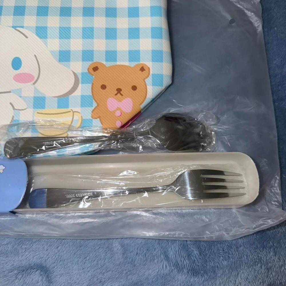 Cinnamoroll blue cutlery set